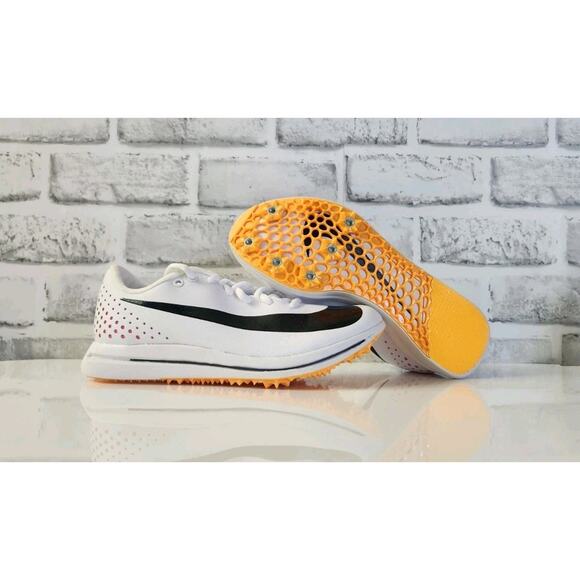 Nike Triple Jump Elite 2 Track & Field White Black Spikes AO0808-101 Size 15 - Picture 1 of 6